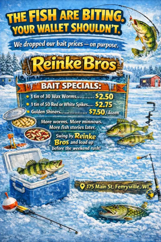 Bait sales at reinke (1)